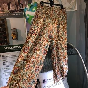 floral flowy pants